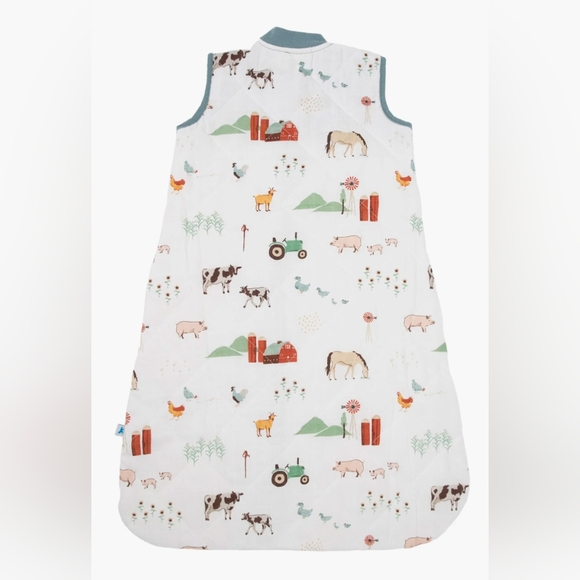 LITTLE UNICORN, Cotton Muslin Wearable Blanket, Farmyard, Size 18-24 Months - Picture 2 of 8